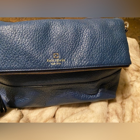 Kate Spade Flap Shoulder bag, Blue, size: M - Picture 3 of 16